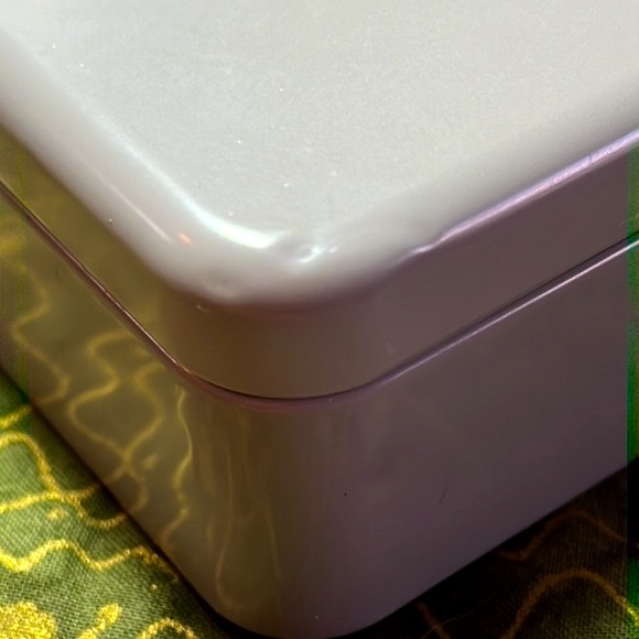 Fossil Grey Metal Tin EMPTY - Picture 5 of 7